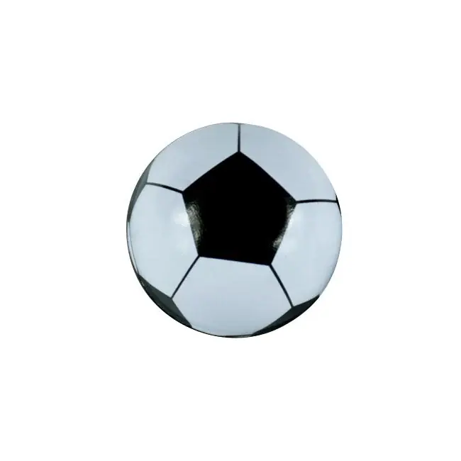 Halpa Trik Tropz Valve Stem Caps Soccer Ball Valve Caps. Musta