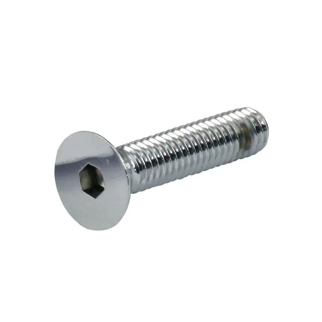 Älä Missaa GW litteäpäinen kuusiopultti kromi 10-32 5-pack 5-pack