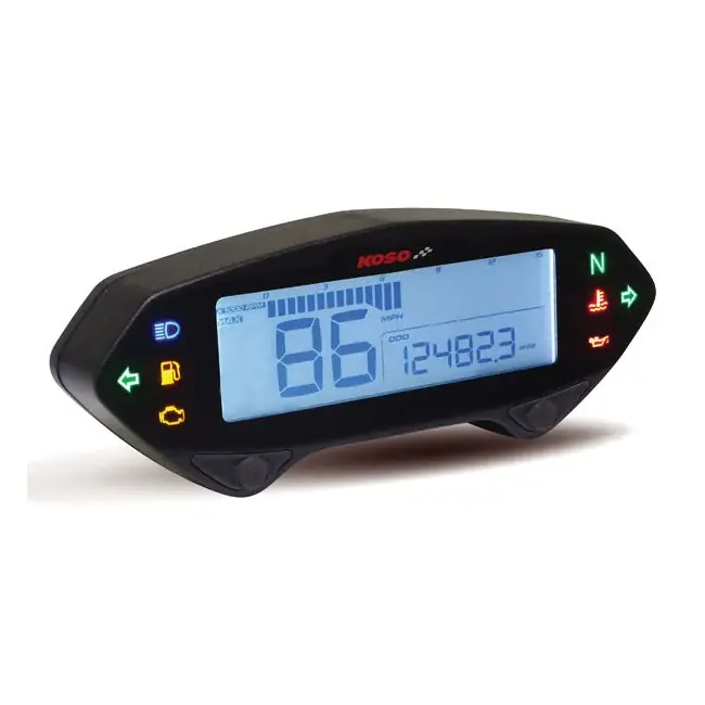 Koso DB01-RN Monitoiminen nopeusmittari / kierroslukumittari Universal Aito
