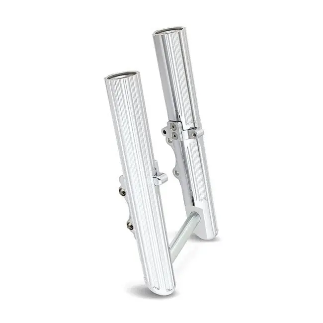 Arlen Ness Hot Legs Dual Disc 10-Gauge kromi Touring 14-16 Lähetetään Heti