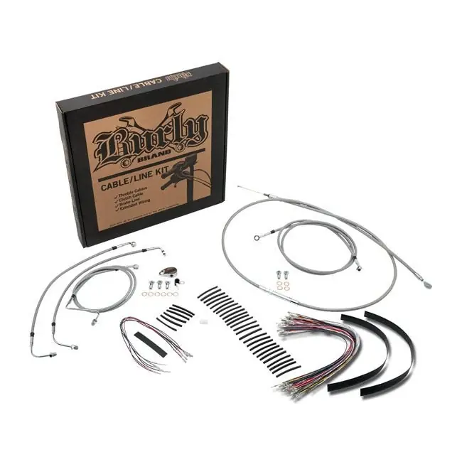 Osta Nyt Burly Apehanger Cable/Line Kit for Burly Apehanger Cable/Line Kit for Touring