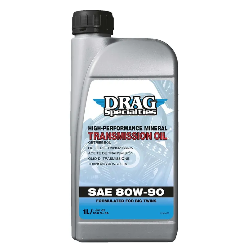 Drag Specialties mineraalivaihteistoöljy 80W-90 1L Nopea Toimitus