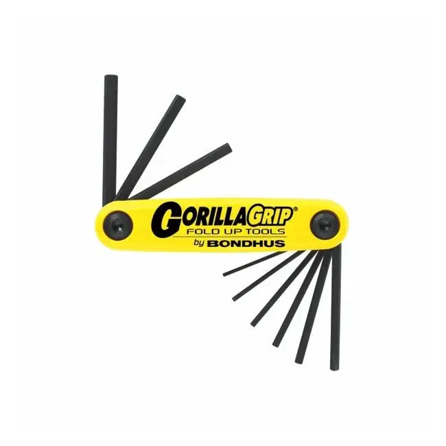 Tilaa Heti Bondhus Gorilla Grip kokoontaitettava kuusiokoloavain / kuusiokoloavain Yhdysvaltain koot