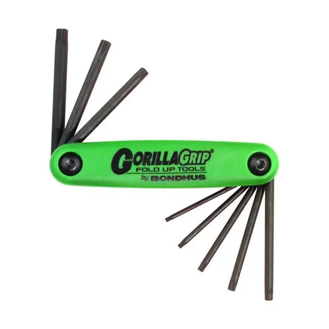 Viimeinen Mahdollisuus Bondhus GorillaGrip taittuva Torx-avain Bondhus GorillaGrip taittuva Torx-avain