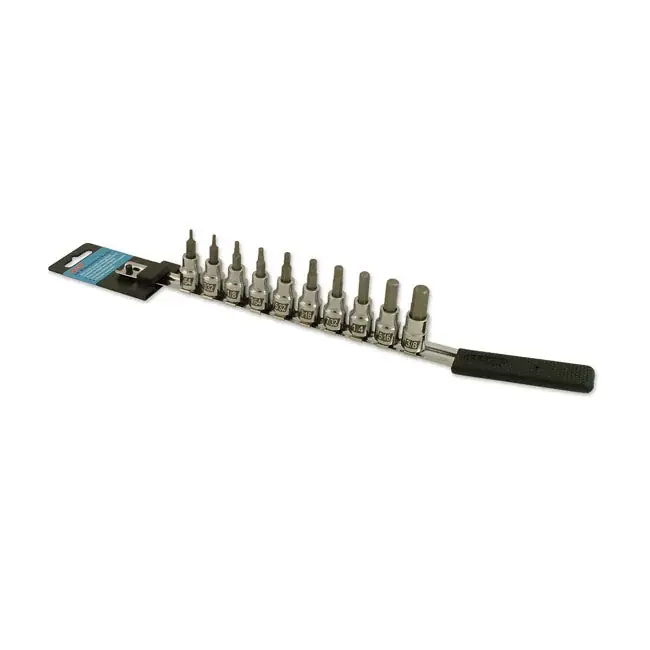 Asiakkaiden Suosikki Cruztools kuusikulmainen hylsysarja 3/8" Drive US-koot