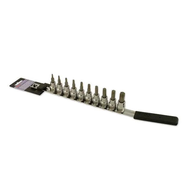 Sertifioitu Cruztools Torx-ruuvipistesarja 3/8" Drive