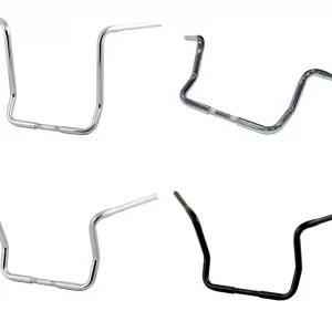 1-1/4" FAT DRESSER apehanger, kromi tai musta Eniten Myyty