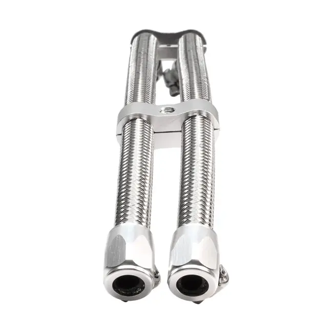 Eniten Myyty BRAIDED 3/8" OIL HOSE UPGRADE KIT SILVER JAGG