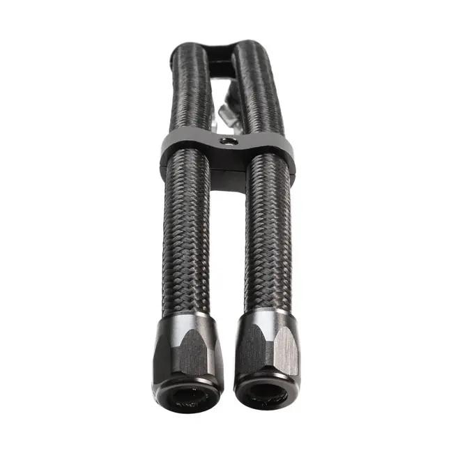 BRAIDED 3/8" OIL HOSE UPGRADE KIT BLACK JAGG Suosittu