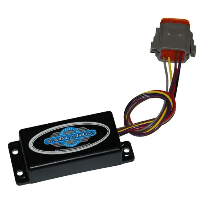 Uutuus BADLANDS vilkkurele HD 94-96 Touring; 95-96 XL (8 PIN naaras PLUG)