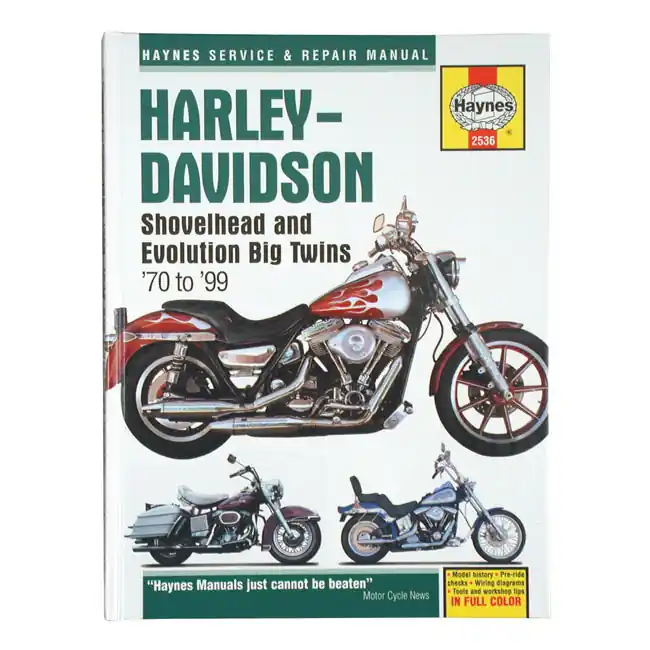 Aito Haynes Service-Manual kirjat eri HD malleihin
