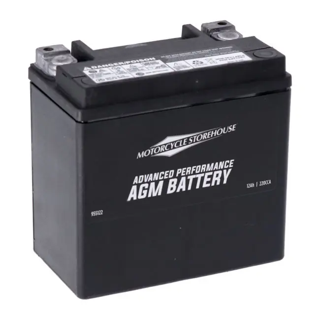 Nopea Toimitus MCS 12Ah, 220 CCA HeavyDuty AGM akku HD