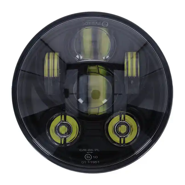 Alennettu Led umpio 5 3/4", Musta tausta