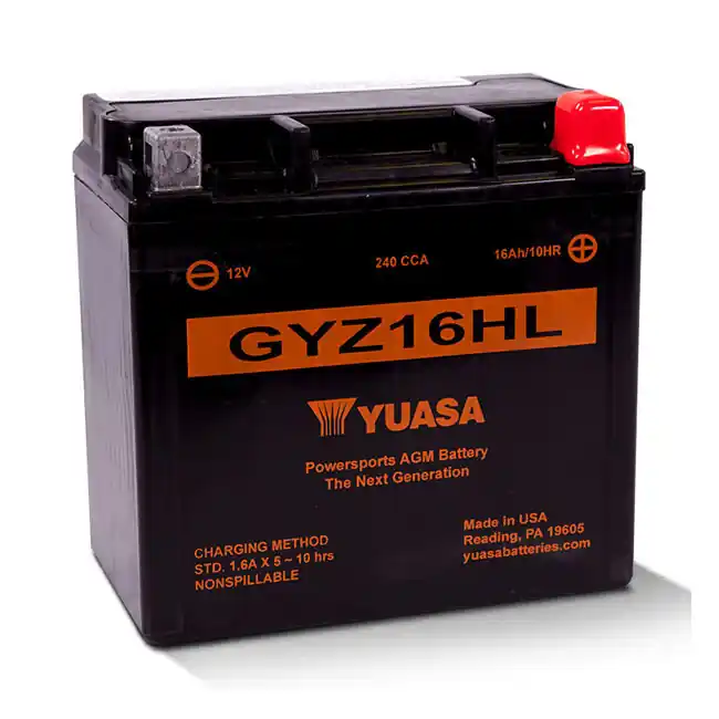 YUASA GYZ16HL 20Ah, 240 CCA HeavyDuty AGM akku HD 04-20 XL Sportster Turvallinen Maksu
