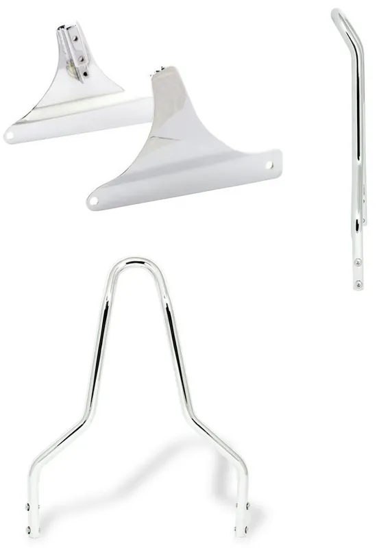 Tehdashinta Sissybar HD 00-17 FLSTF/B, FXST/B/S; 07-11 FLSTSB, FXSTC; 2006 FLSTFSE; 05-06 FLSTN, kromi