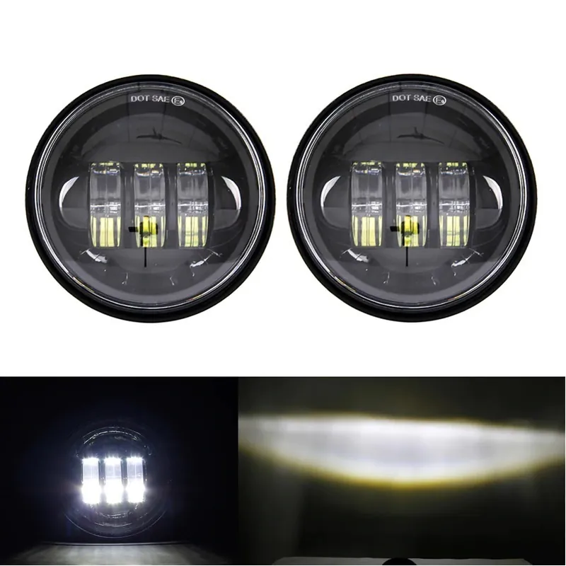 Led umpiot 2kpl 4.5", musta pohja Tarjous