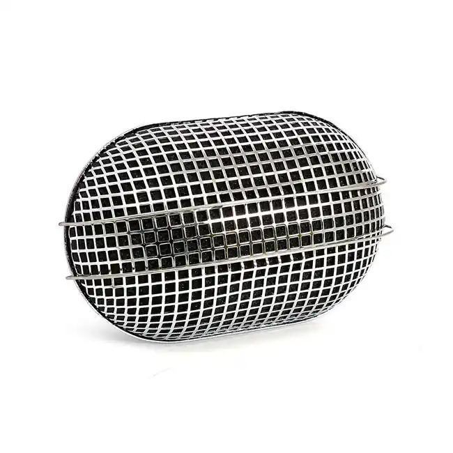 Ilmainen Palautus Ilmanputsari BREATHER STYLE oval kromi HD 90-17 Big Twin ja 88-20 XL