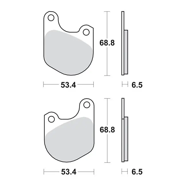Jarrupalat HD Eteen 77-83 FX; 80-83 FXWG; 78-83 XL Alennettu