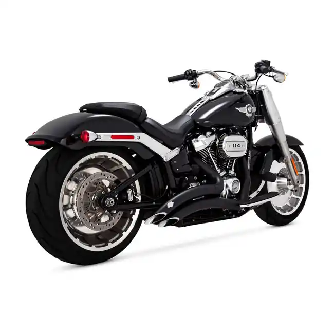 VANCE HINES 2-1/2" BIG RADIUS PCX HD M8 Fat Boy ja Breakout, musta Kausialennus