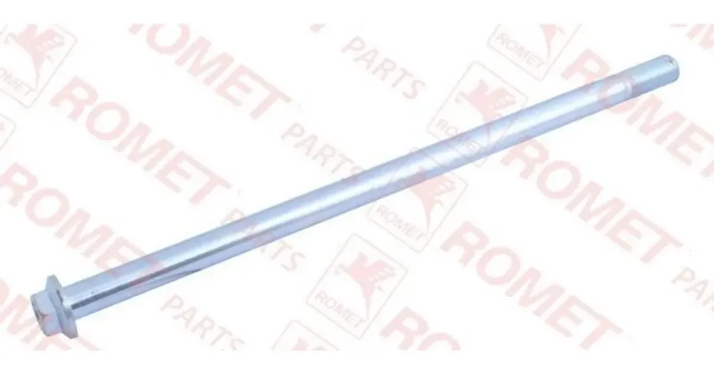 Ajankohtainen M14x290mm Romet Division -haarukan akseli