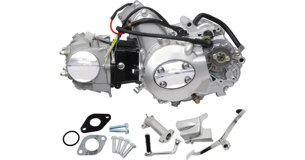 Moottori, täydellinen, 50cc, 4 vaihdetta, EGR, Moretti Parts, 139FMB 50 4T AC Uusi Kokoelma
