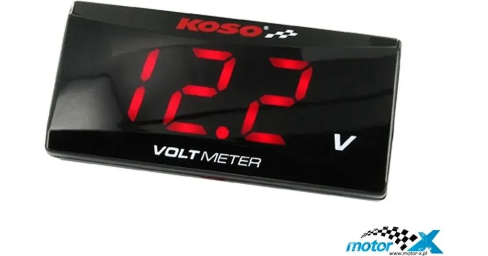 Koso Slim Style -volttimittari, 8-16V Uusi Malli