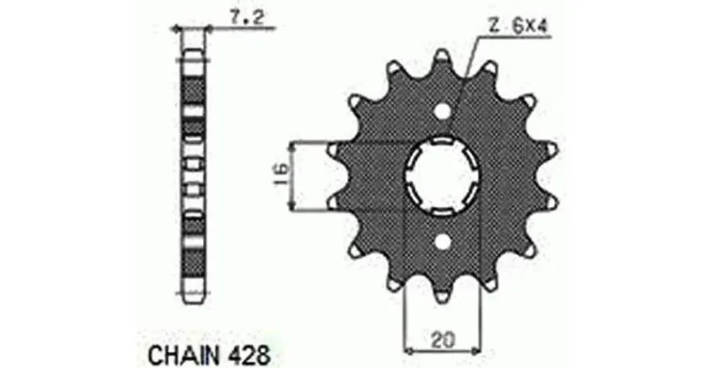 Sunstar SUNF206 eturatas, 15 hammasta Edullinen Hinta