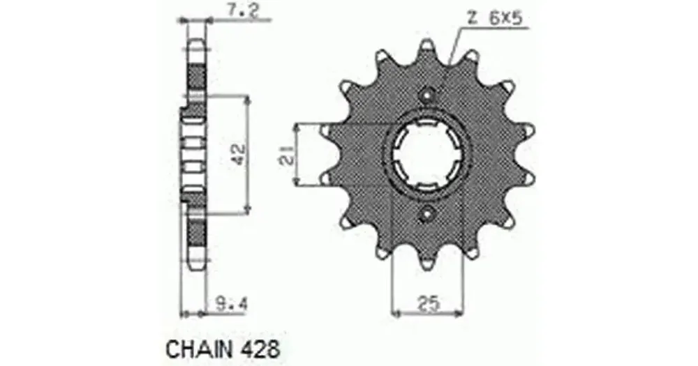 Halpa Hinta Sunstar SUNF218 eturatas, 19 hammasta
