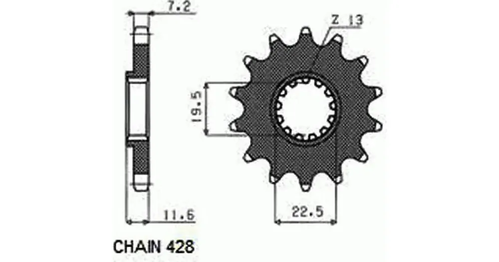 Sunstar SUNF220 eturatas, 14 hammasta Tukkuhinta