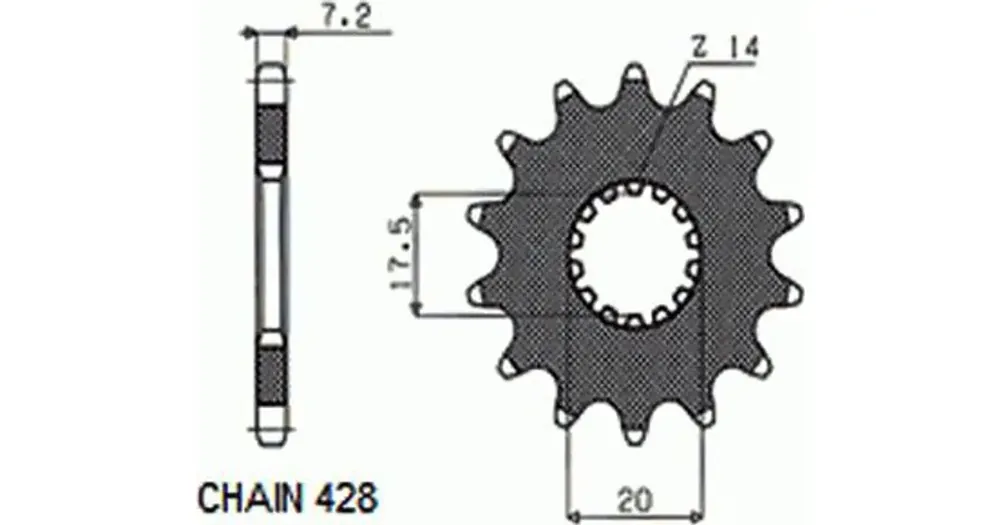 Kausialennus Sunstar SUNF226 eturatas, 13 hammasta
