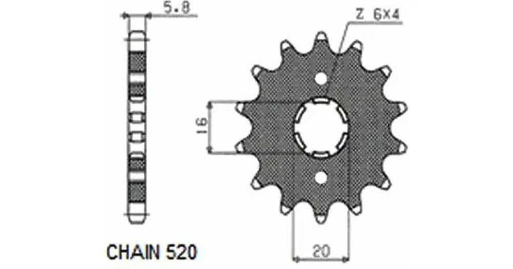 Osta Nyt Sunstar SUNF301 eturatas, 13 hammasta