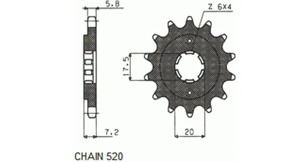 Uusi Malli Sunstar SUNF307 eturatas, 14 hammasta