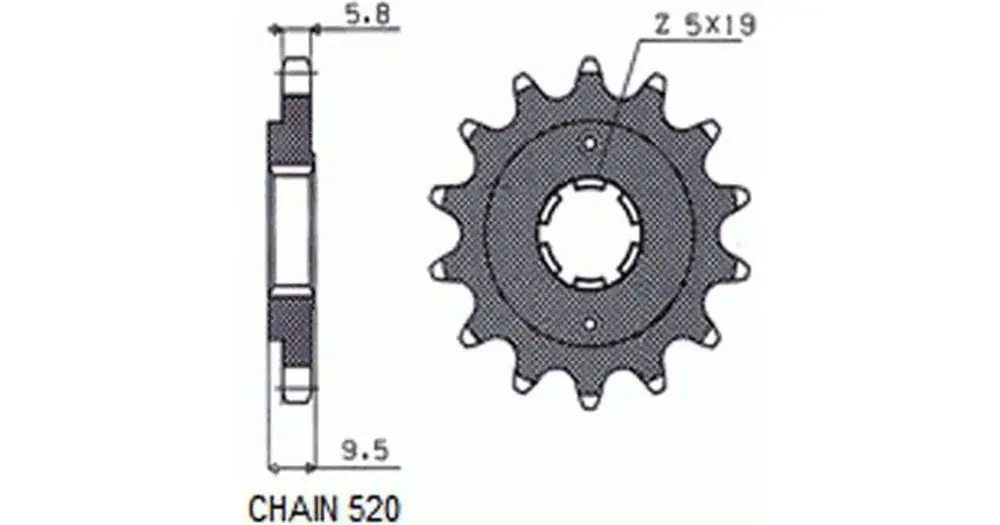 Viikonlopputarjous Sunstar eturatas SUNF308, 14 hammasta