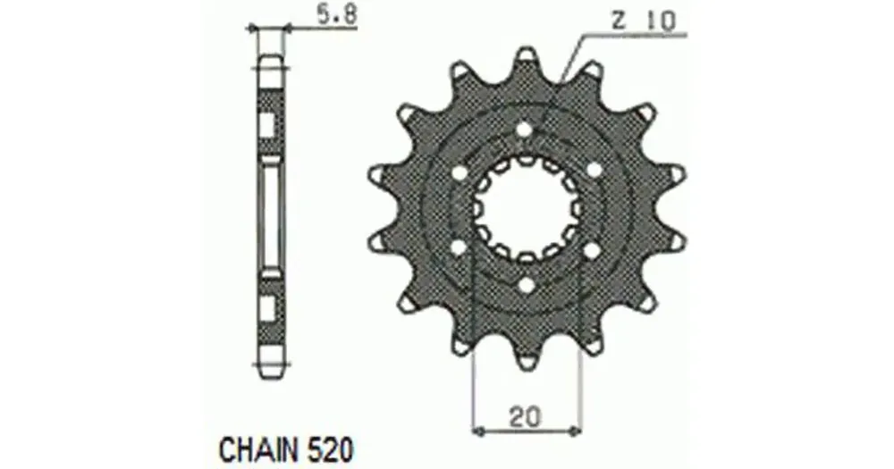 Sunstar eturatas SUNF311 12 hammasta Pikatoimitus