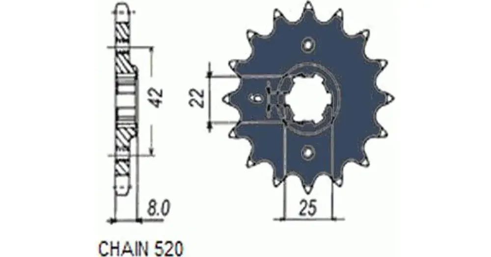Sunstar eturatas SUNF320, 14 hammasta Tarjoushinta