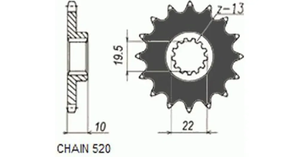 Tarjoushinta Sunstar eturatas SUNF323, 12 hammasta