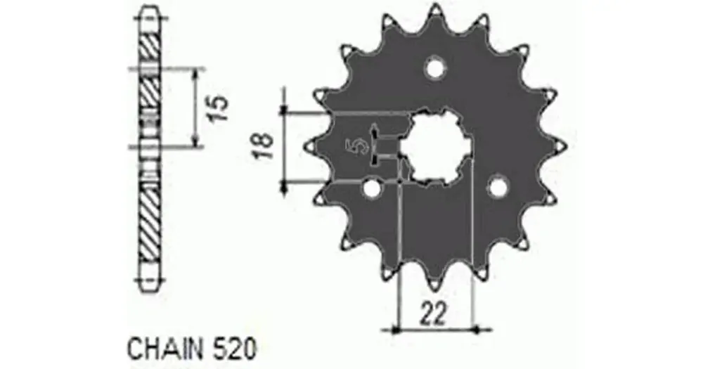 Alennettu Hinta Sunstar eturatas SUNF332, 11 hammasta