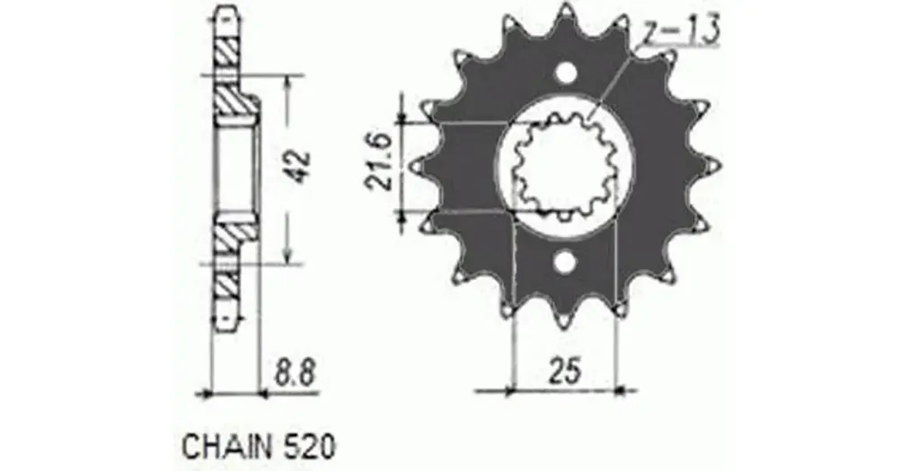 Tarjoushinta Sunstar eturatas SUNF341, 13 hammasta