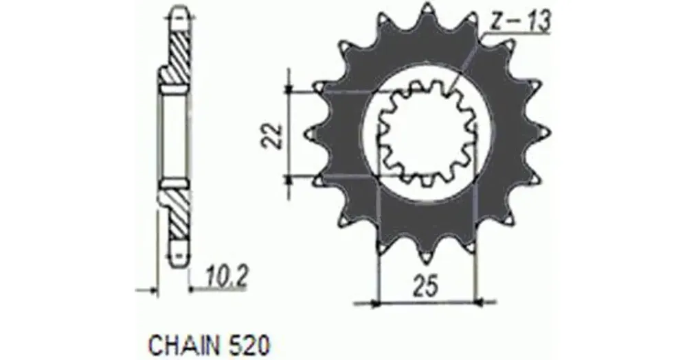 Sunstar eturatas SUNF342, 13 hammasta Tarjous