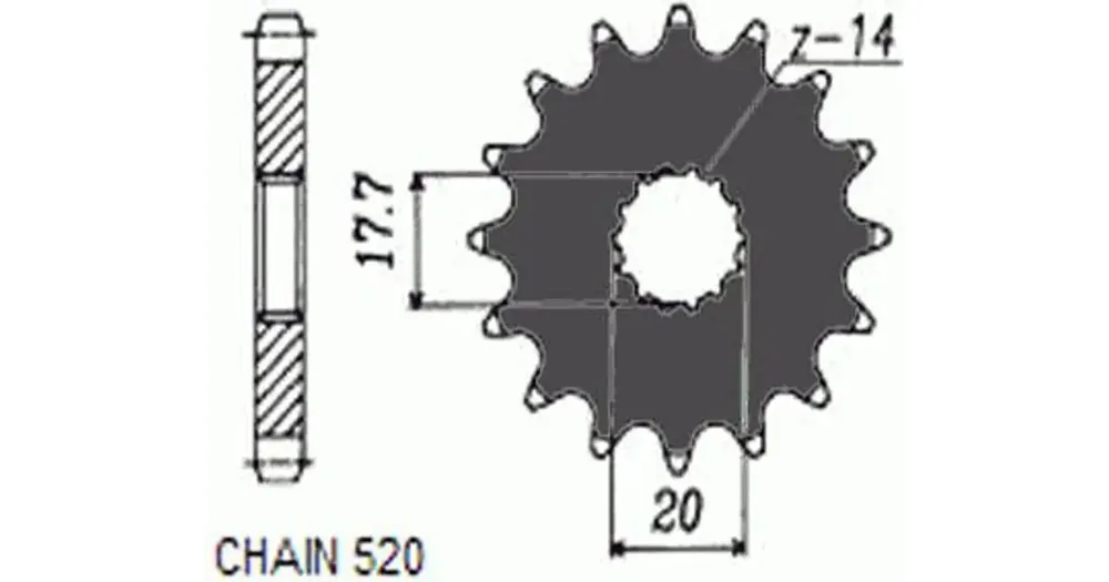 Sunstar eturatas SUNF345 12 hammasta Pakollinen (Must-Have)