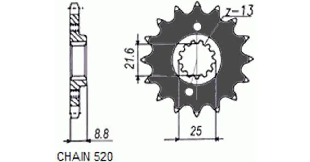 Tilaa Nyt Sunstar eturatas SUNF356, 14 hammasta