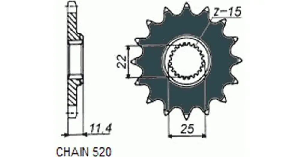 Sunstar eturatas SUNF360, 15 hammasta Suoraan Valmistajalta
