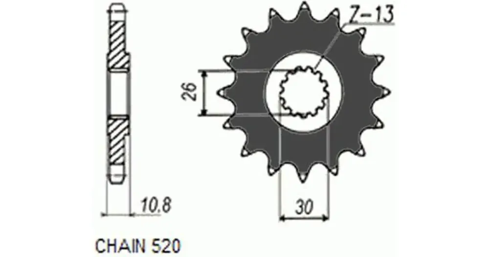 Sunstar eturatas SUNF395, 16 hammasta Alennus