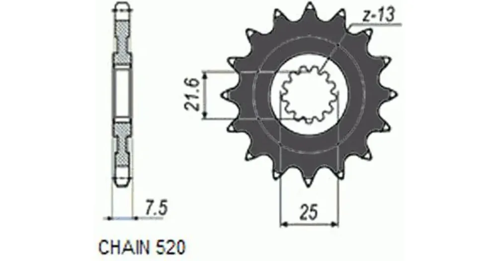 Edullinen Hinta Sunstar SUNF3A5 eturatas, 15 hammasta