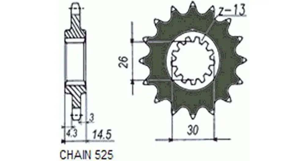 Sunstar eturatas SUNF410, 17 hammasta Halpa