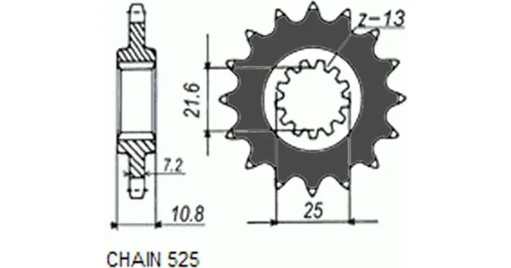 Sunstar eturatas SUNF414, 16 hammasta Poisto