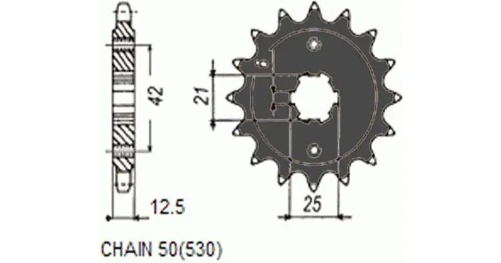 Uusi Malli Sunstar SUNF507 eturatas, 17 hammasta