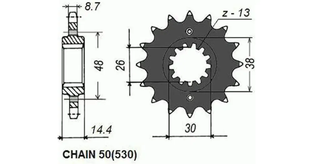 Kuuma Tarjous Sunstar SUNF512 eturatas, 18 hammasta