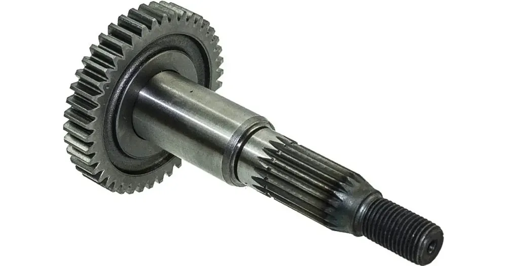 Takavaihteiston lähtöakseli 126mm 42 hammasta 18 uraa L-EVO 1PE40QMB/1E40QMA/QMB 2T Tehdashinta