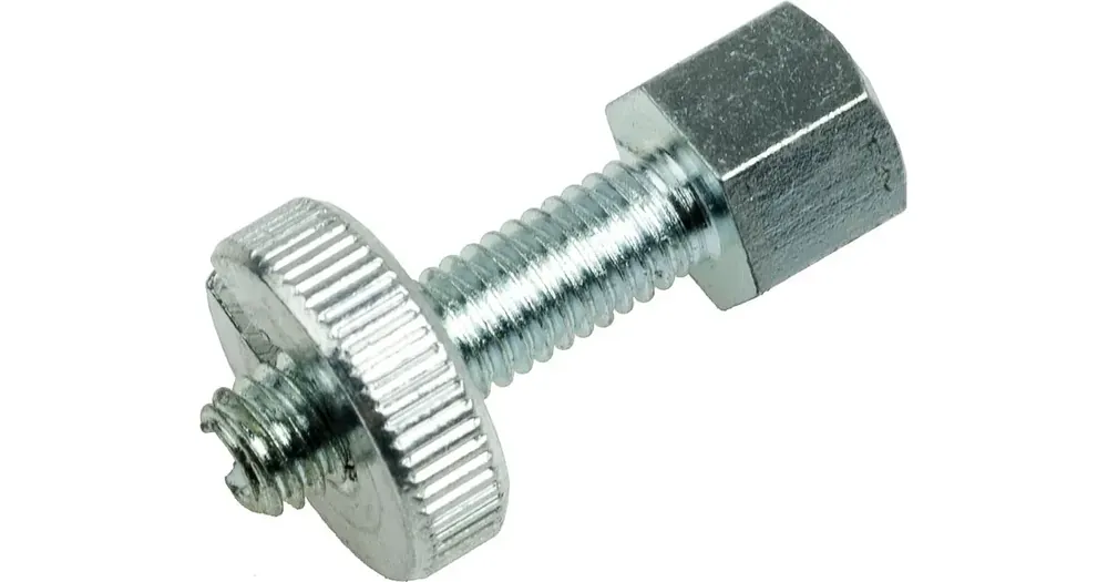 Uusi Malli Vaijerin säätöruuvi mutterilla, kierre M6x1mm, pituus 22mm, MZ ETZ / Simson S 51 / SR 50 / S 50